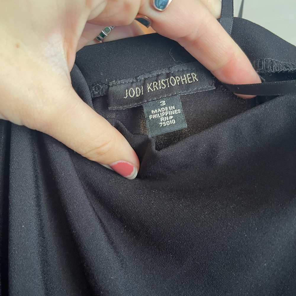 Black elegant prom dress - Picture 6 of 7